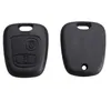 Boutons de haute qualité 2 Boutons Shell Key Remote pour Peugeot 307 Clés de voiture Clée couverte vierge avec rainure D056210091