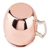 Mugs Cups Copper-plated Stainless Steel Wine Glasses Bump and Smooth Cup Drinkware Beer Mug with Handle