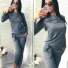 designer trainingspakken hol vrouwen wijn rood roze trui hoodie broek tweedelige set pak vrouwen sweatshirt plus size kleding joggingpak buitensporten