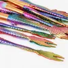 10 adet Makyaj Fırça Seti Renkli Balık Kuyruğu Pudra Fondöten Kaş Eyeliner Allık Kozmetik Kapatıcı Mermaid Fırçalar