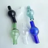 Universalfärgade rökningstillbehör Glas Bubble CARB CAP OD 22mm 6 Färger för XL Tjock Quartz Banger Nails Hookahs Water Bongs Pipes Oil Rigs