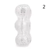 5 Sizes Men's Transparent Trainer Aircraft Cup Sensitive Time Delay Training Penis Ring Male Masturbator