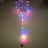 50sets/lot 18 inch & 20inch Led Balloon Christmas 3M Bubble Balloons Wedding Decoration Baloon Kids Gifts Wedding Party Supplies