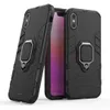 Anneau support support de voiture couverture arrière étui de téléphone pour iPhone X XR XS Max 6 7 8 Plus et Samsung Note 9 8 S10 S9 S8 Plus S7 S6 Edge A30 A50 A70