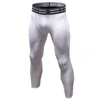 Mężczyźni Przycięte Spodnie Szybkie Suszenie Sporty Rajstopy Działające Siłownia Bodybuilding Jogging Fitness Skinny Legginsy Spodnie 7 punktów