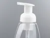300ml handpump flytande tvål dispenser plast badrum hotell flytande tvål skumflaska klart skum smink shampoo lotion behållare wx9-433