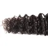 Braziliaanse Peruaanse Indiase Maleisische Maleisische menselijke minkhaar diepgolf één bundel 1Piecelot Natuurlijke kleur 1028 inch Hairs Extensions5914322