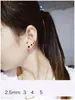 Earring Stud Titanium Black Ear Piercing Fashion Body Jewelry Barbell Style Hot Sale Christmas Gift