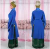 Costume de propriétaire d'opéra traditionnel chinois, manteau + jupe de vieille femme riche d'opéra Huang Mei, Robe de conseiller du ministère Lao Dan