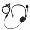 10pcs 2 Pin PTT MIC Earpiece Headphone Headset for Motorola GP300 PRO1150 Black