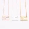 Colorado flag pendant necklace Semi-Hollow Body rectangle necklaces designed for women Retail and wholesale mix