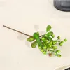 Single Small California Berry Simulation Flower Berry Blueberry Fruit Fake Artificial Plant Living Room Decoration Plastic Manual 2732167