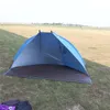 Runacc Beach Tent Portable Sun Shade Antiuv Autdoor Shelter for Beach Travel Camping and Fishing Blue6287808