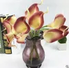 Simulazione di alta qualità di fiore caldo Feel Calla Lily Fiori artificiali Bouquet Decorazione di seta profumata GA72