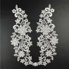patches fabric collar Trim Neckline Applique for dress wedding shirt clothing DIY Sewing flower Floral Embroidered lace nice202j