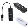 4 Ports Port USB 2.0 HUB High Speed Portable Mini USB Splitter Adapter For Laptop PC Notebook Computer DHL FEDEX EMS FREE SHIPPING