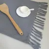Tissu de cuisine en coton gris 38x60cm, nouveau matériau de cuisine domestique, serviette à pampilles faite à la main, cuisson gastronomique, tissu alimentaire occidental