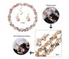Imitation Colliers de perles Boucles d'oreilles Set Gold Silver Tone Stat Status Collier Pearl Choker Bijoux Bijoux Womens Gifts Whols3015177