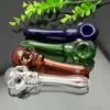Szklane rurki do palenia produkują ręcznie dmuchane bongi szkielet szkieletowy szklana rura prosta