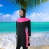 Muslim Swimwear New Sunscreen Beach Style Modest Swimsuit Women Long Sleeve With T-shirt Pants Caps Islamic Bathing Suit