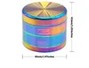 Creative colorful Cigarette Mill diameter 50MM thread dazzle color smoked device zinc alloy smoke cutter smoke mill