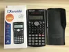 Calculadora científica portátil para estudiantes, pantalla con 2 líneas, 82MS, calculadora multifuncional portátil para enseñanza de matemáticas c668