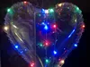 New bobo ball wave led line string balloon light with battery for Christmas Halloween Wedding Party home Decoration Circular