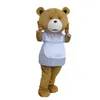 2019 Costume de mascotte de haute qualité Personnage de film Ted Bear, livraison gratuite