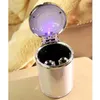 Hot Universal Car Ashtray med LED Light Portable Smokeless Ashtray Cigarette Holder Cup Biltillbehör