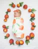 15 Style Dzieci Muzylin Swaddles Ins Okładki Koetki Przedszkole Pościel Newborn Organic Cotton Ins Floral Print Swaddle + Headband Dwie zestawy