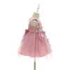 0-2年の誕生日幼児の女の子バプテスマドレス衣装新生児のお姫様キッズギフト洗礼服を着る花の女の子のドレス