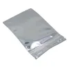 20 Maten Aluminiumfolie Clear voor Zip Resealable Plastic Retail Lock Packaging Tassen Zipper Slot Mylar Bag Pakket Pouch Self Seal Bags