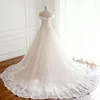 Off The Shoulder Lace Ball Gown Wedding Dresses Applique Lace-up Dhgate Vestido De Novia Draped Bridal Gowns Wedding Dress Custom Made