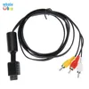 Wholesale 6FT (1.8M) Audiovideo-AV-Kabel zu RCA für SONY für PS2 PS3 / PlayStation SYSTEM 100pcs / lot