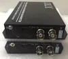 2CH Digital Video Data Fiber Optisk sändare och mottagare BNC COAXIAL CCTV Video till Fiber Converter med Retur RS485 Data Simplex FC