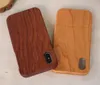 Custodia in legno ecologico al 100% per iPhone X 6 6s plus 7 8 5 5s Custodia in legno per cellulare in bambù per Samsung Galaxy S9 S8 Note 8 S7