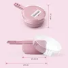 Manual Food Chopper Household Vegetable Chopper Shredder Multifunction Egg White Separator Round Veggie Fruit Crusher Blender