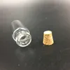 0.5ML 1ML 2ML 4ML 5ML Vials Clear Glass Bottle with Corks Miniature Glass Bottle with Cork Empty Sample Jars / Message Weddings Wish Jewelry