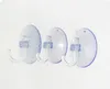 500Pcs/lot New Fashion Transparent Wall Hooks Hanger Kitchen Bathroom Suction Cup Suckers Size 30/40/50mm