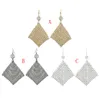 Idealway New Fashion Bohemian Gold Silver Ploteted Ploke Out Crystal Rhinestone Orecchini a pendente Gioielli