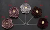 Gül Korsaj Damat Broş Pin Man Düğün Çiçekleri Yaka Çiceği Balo Smokin Parti Aksesuarları Süslemeleri EI-072 seçim için Çok renkler
