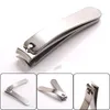 Grote roestvrijstalen stalen nagelkneutersnijder Professionele manicure trimmer Hoge kwaliteit teen nagel clipper met clip catcher