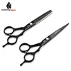 6quot sax hårproffs HT9122 Barber Shears Japan Frisörsax Frisör SHEARS KIT THINNING SCISSORS9926381