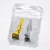 Metal HOOTER HOOVER Pipes en métal pour fumer Bullet Snuff Snorter Distributeur Nasal Pipe Sniffer Endurable Tobacco Pip2126217