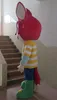 성인 알리 마스코트 의상 애니메이션 테마 붉은 여우 Cospaly 만화 마스코트 캐릭터 할로윈 카니발 파티 의상