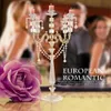 Acrylic Candle Holders 5-arms Candelabras With Crystal Pendants 77CM/30" Height Elegant Wedding Centerpiece 1 lot=10 pieces