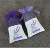Gift Bags Purple Cotton Organza Lavender Sachets DIY Dried Flower Sweet Bursa Wardrobe Mouldproof Fume Gift Bag Wholesale
