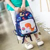 子供のバックパック幼稚園ガールズボーイズスクールバッグ子供漫画恐竜の肩の袋子供子供のスナックバッグは子供たちが失われたロープのデザインを防ぐ