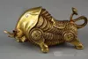 Vente en gros - Chine Handwork Copper Carve Whole Body C0in Rare Get Rich Big Corrida Statue