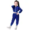 Kinderen Meisjes Pailletten Jazzdans Kostuum Hip Hop Dans Outfit Street Dance Kleding Set Stage Performance Costume5515231